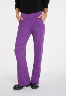 Pocket pants in wool blend - Carmen