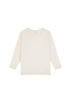 Pull ample col rond en laine mérinos - Azel