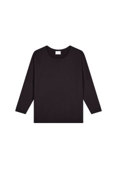 Pull ample col rond en laine mérinos - Azel