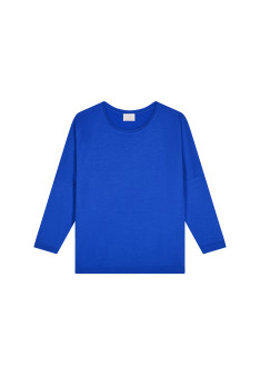 Pull ample col rond en laine mérinos - Azel