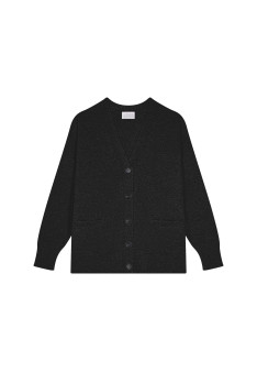 Cardigan en cachemire boutonné à poches - Ariel