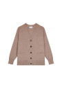 Cardigan en cachemire boutonné à poches - Ariel