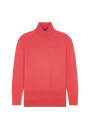 Slit turtleneck sweater in merino wool - Amy