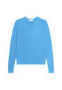 Pull col V avec logo en laine mérinos - Elmo