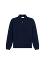 Veste zippée à poches en cachemire 4 fils - Balthazar