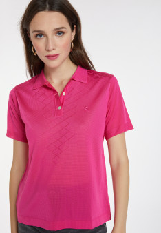 Polo en Fil Lumière à motifs - Katleen