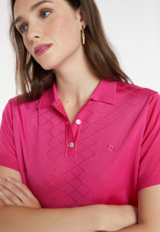 Polo en Fil Lumière à motifs - Katleen