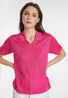 Polo Fil Lumière à motifs - Kyara 9926
