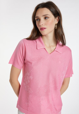Polo Fil Lumière à motifs - Kristina 5219