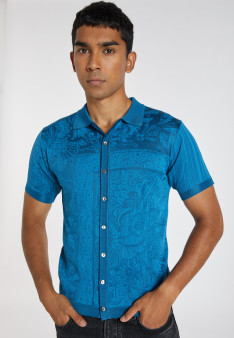 Fil Lumière patterned polo shirt - Aaron