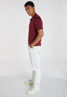 Fil Lumière patterned polo shirt - Albin