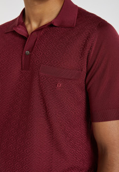 Fil Lumière patterned polo shirt - Albin