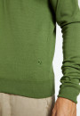 Pull col V avec logo en laine mérinos - Elmo 8252