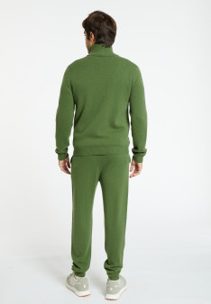 Zipped jacket in 4-ply cashmere - Balthazar