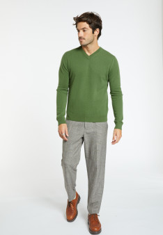 Pull col V en cachemire - Evann 8252