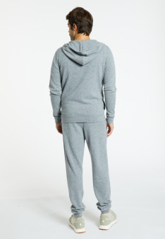 Gilet zippé capuche en cachemire - Emilien 8211