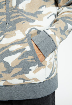 Hoodie graphique en laine mélangée - Steele
