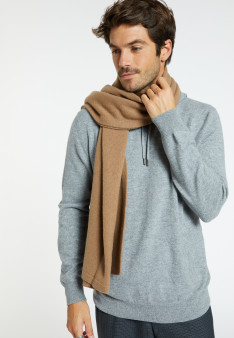 Echarpe cachemire et laine unisexe - Gabrias 8220