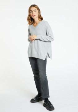Pull oversize avec col V BRENDAO