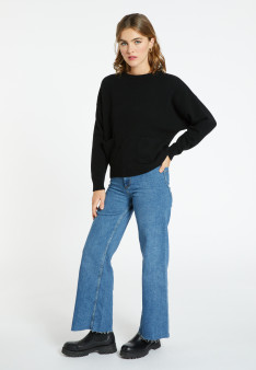Pull ample à poches en cachemire et laine - Davina 8210