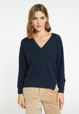 Pull col V en cachemire BARNABE
