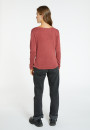 T-shirt col tunisien en bambou cachemire - Alicia 8231