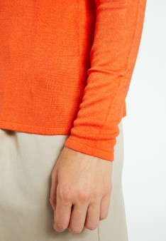 Bamboo cashmere turtleneck t-shirt - Aerio