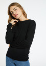 Bamboo cashmere scoop-neck T-shirt - Aelia