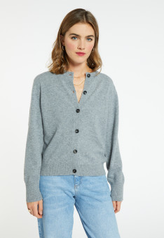 Cardigan boutonné en cachemire - Ari 8211