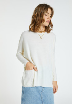 Pull oversize en laine - Béatrice