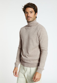 Pull col roulé en cachemire - Eduardo 8221