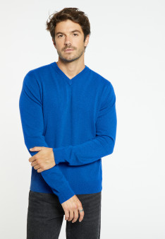 Pull col V en cachemire - Evann 8241