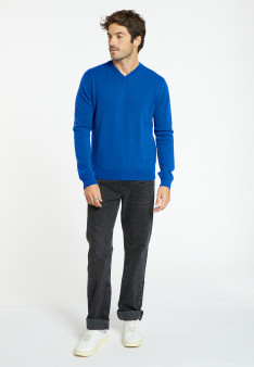 Pull col V en cachemire - Evann 8241