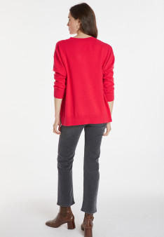 Pull ample à fentes en cachemire - Alienor 8280