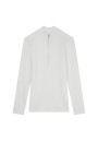 Wool blend zip-neck sweater - Cacilda