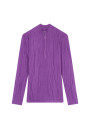 Pull col zippé en laine mélangée - Cacilda
