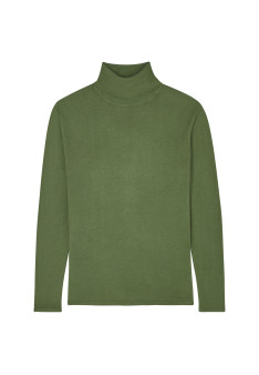 Bamboo cashmere turtleneck t-shirt - Aerio