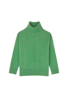 Pull col roulé à fentes en cachemire 4 fils - Adena