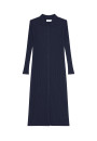 Robe longue à fentes en laine mélangée - Caroline
