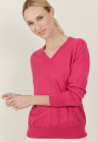 Linen cashmere hammer armholes sweater - Bailen