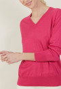 Linen cashmere hammer armholes sweater - Bailen