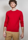 Pull col rond en cachemire et lin - Bandit 6840 marine - 05 Bleu marine
