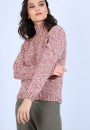 Pull col roulé chiné - Papyrus