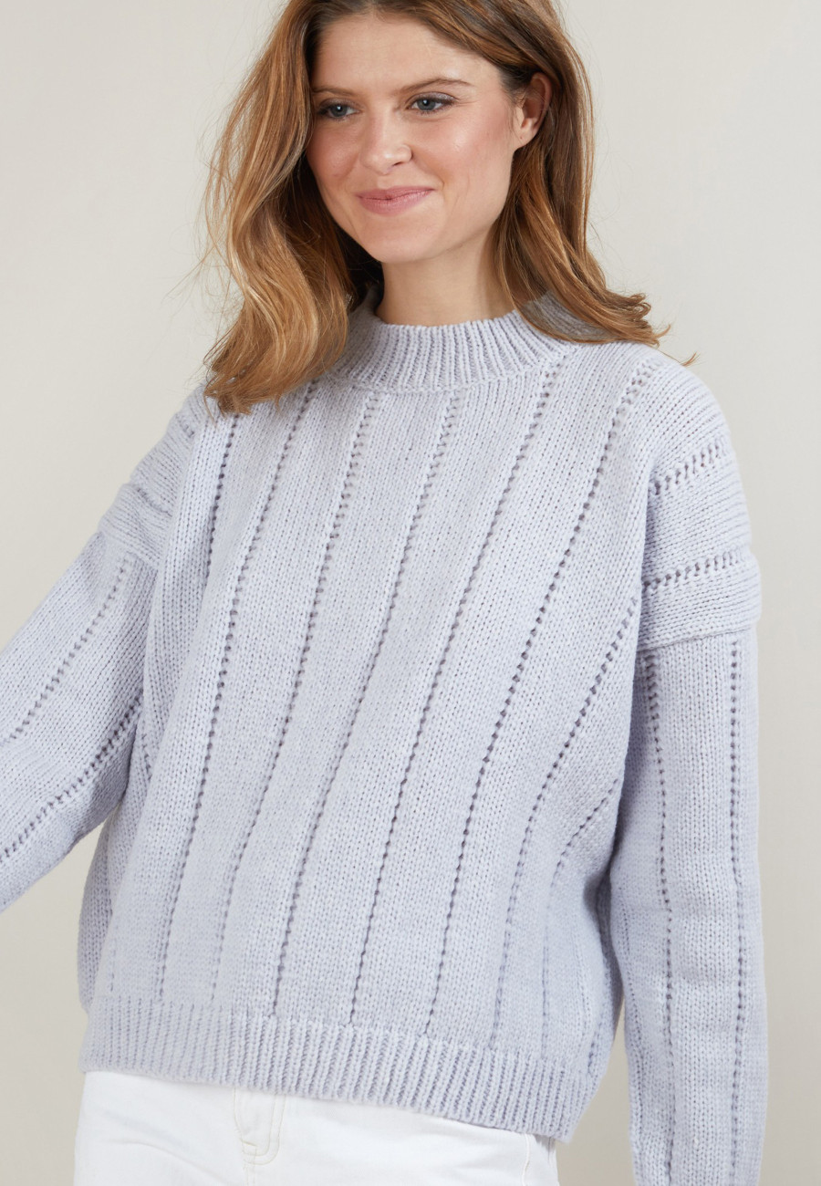 Round-neck wool and nylon sweater - Gustave Round-neck wool and nylon sweater - Gustave