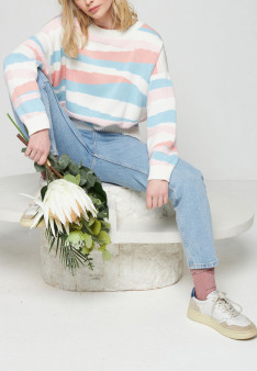 Pull à motifs en coton bio - Solal