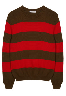 Pull grosses rayures en coton - Rivage