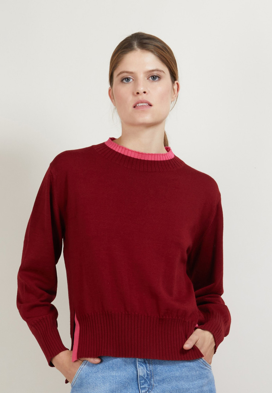 Pull bicolore en laine - Gimmie Pull bicolore en laine - Gimmie