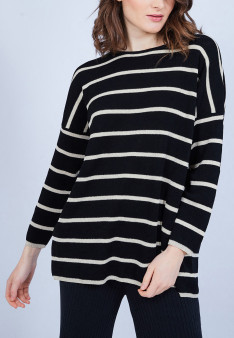Pull rayé col rond - Mariah