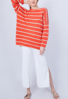 Pull rayé col rond - Mariah