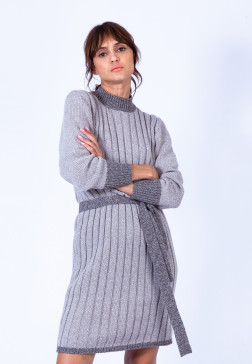 Robe pull laine et alpaga Gracy 6383 Grege pensée - 13 Beige moyen